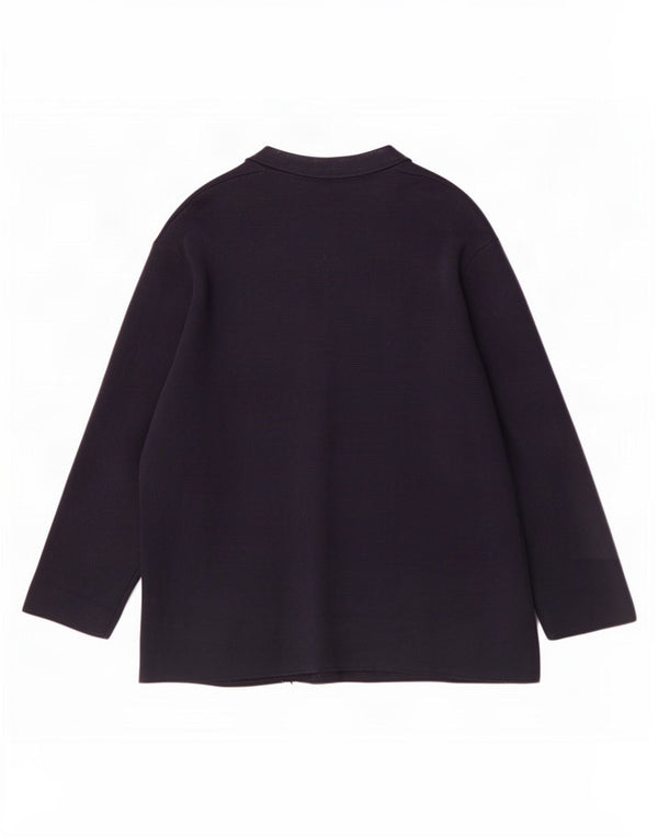 Marks & Spencer Suéter tipo cárdigan St. Michael para mujer UK 20 2XL Azul marino