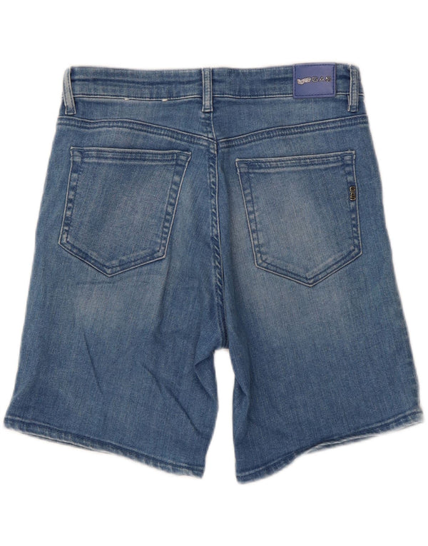 Pantalones cortos vaqueros de ajuste regular para mujer Gas W26 Small Blue Cotton