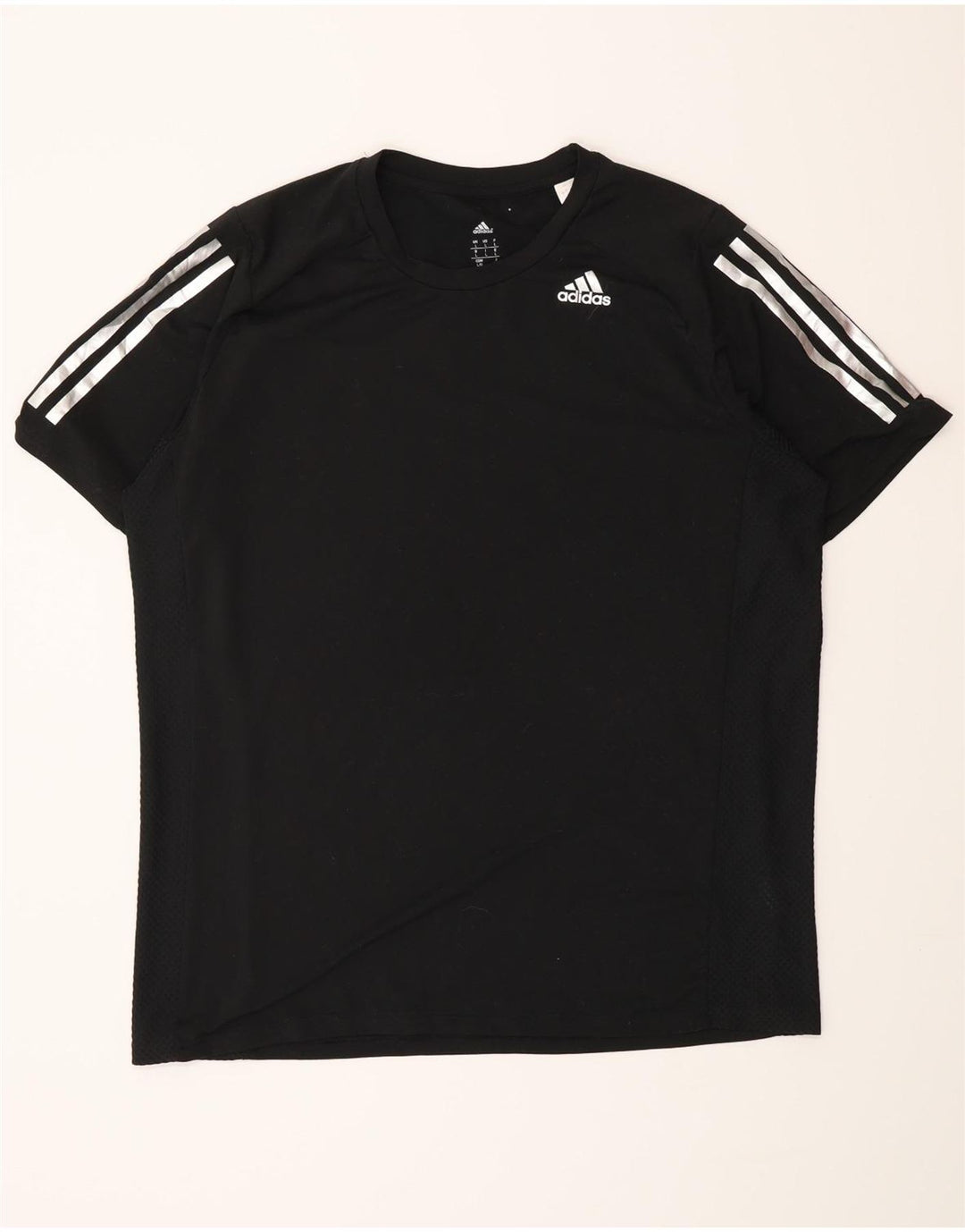 Adidas Mens Climacool Camiseta Top Grande Negro