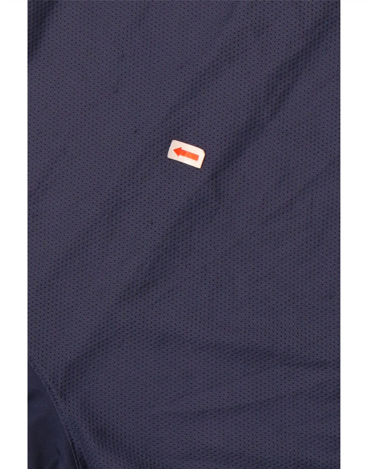 Camiseta Nike Dri Fit para hombre, talla grande, poliéster azul marino