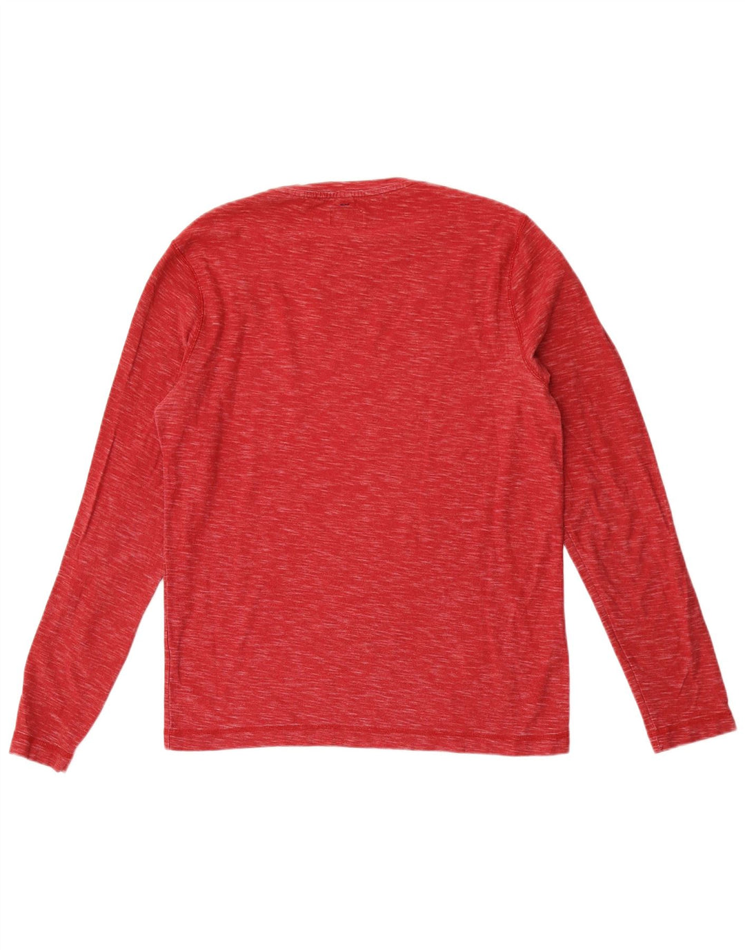 Camiseta Jack Wills para hombre de manga larga de algodón moteado rojo pequeño