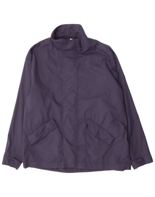 Sergio Tacchini Chaqueta utilitaria para hombre UK 44 2XL Azul marino Nylon