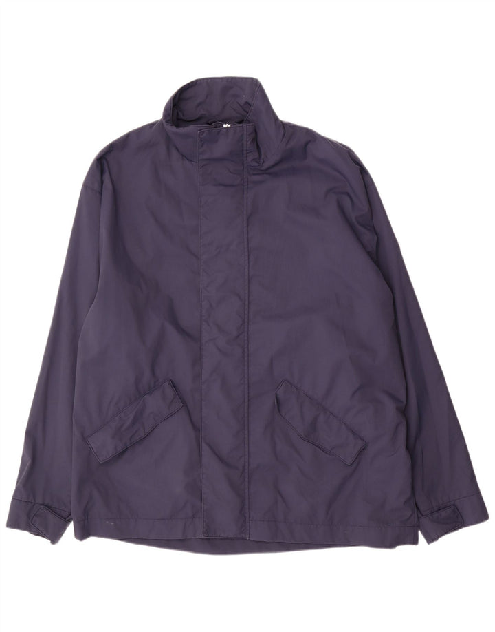 Sergio Tacchini Chaqueta utilitaria para hombre UK 44 2XL Azul marino Nylon