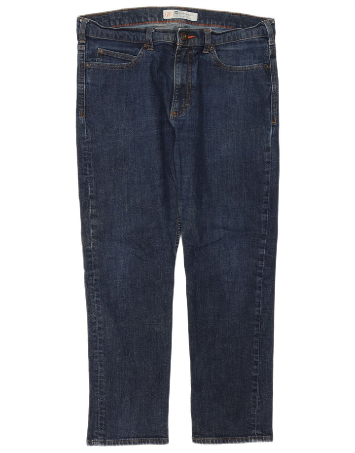 Vaqueros ajustados y cónicos para hombre Lee W36 L28 Azul