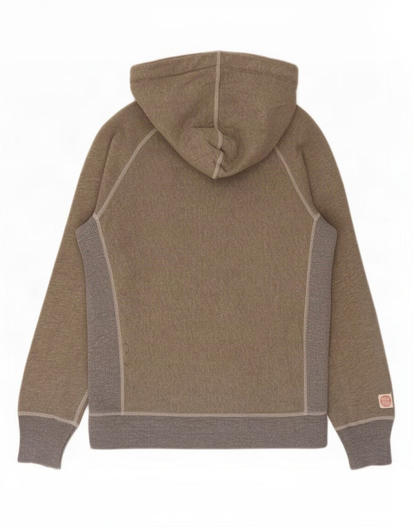 Superdry Hombre Sudadera Con Capucha Y Cremallera De Algodón Gris Color Block Grande
