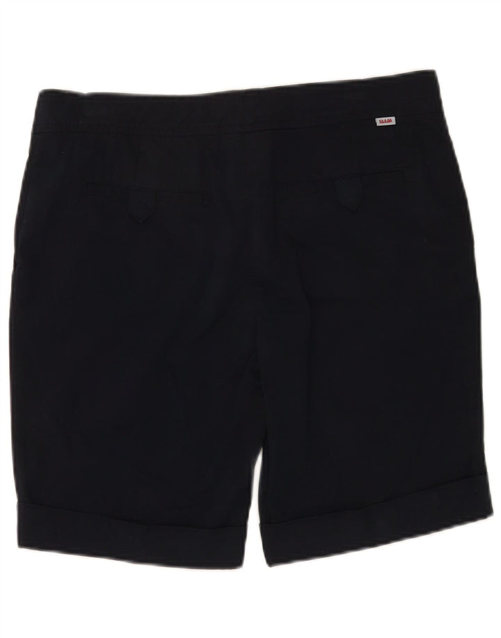 Pantalones cortos chinos Slam para mujer IT 42 Medium W32 Algodón azul marino