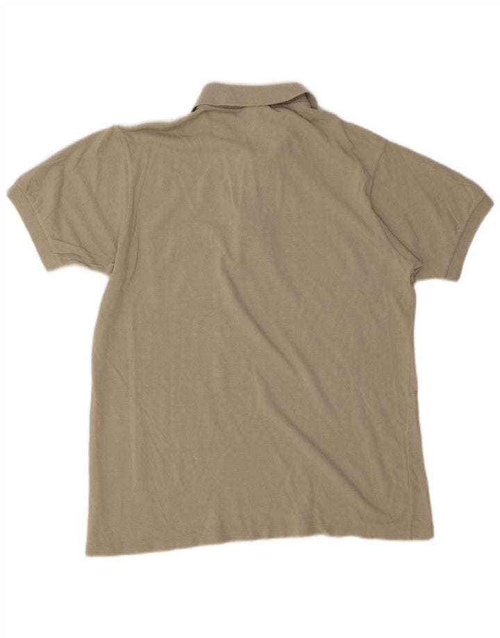 Polo Lacoste para hombre talla 4 mediano algodón caqui