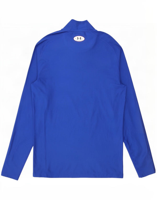 Under Armour Hombre Cold Gear Top Manga Larga XL Poliéster Azul