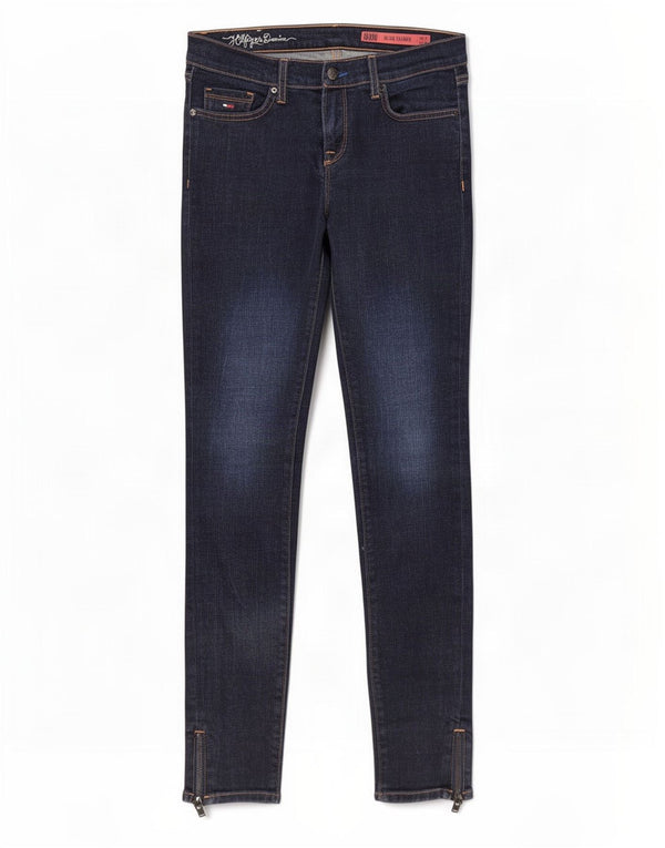 Tommy Hilfiger Vaqueros pitillo Nina para mujer W28 L30 Algodón azul marino