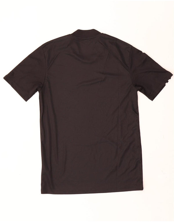 Adidas Hombre Aeroready Camiseta Top Pequeño Negro Colorblock Poliéster