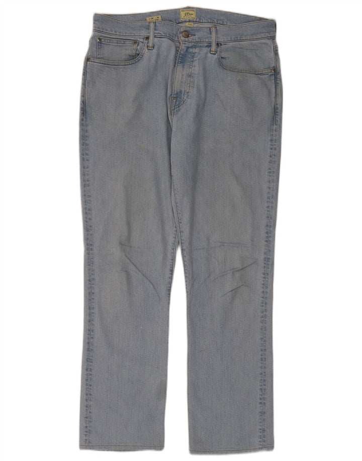 J. Crew Vaqueros rectos 770 para hombre W34 L32 Algodón azul