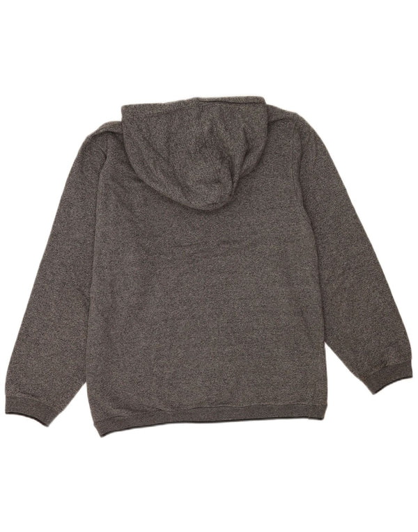 Champion Jersey con capucha de ajuste regular para hombre, talla grande, gris moteado