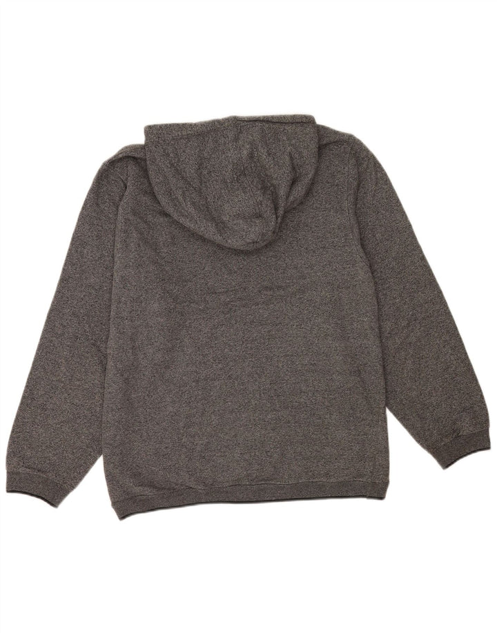 Champion Jersey con capucha de ajuste regular para hombre, talla grande, gris moteado