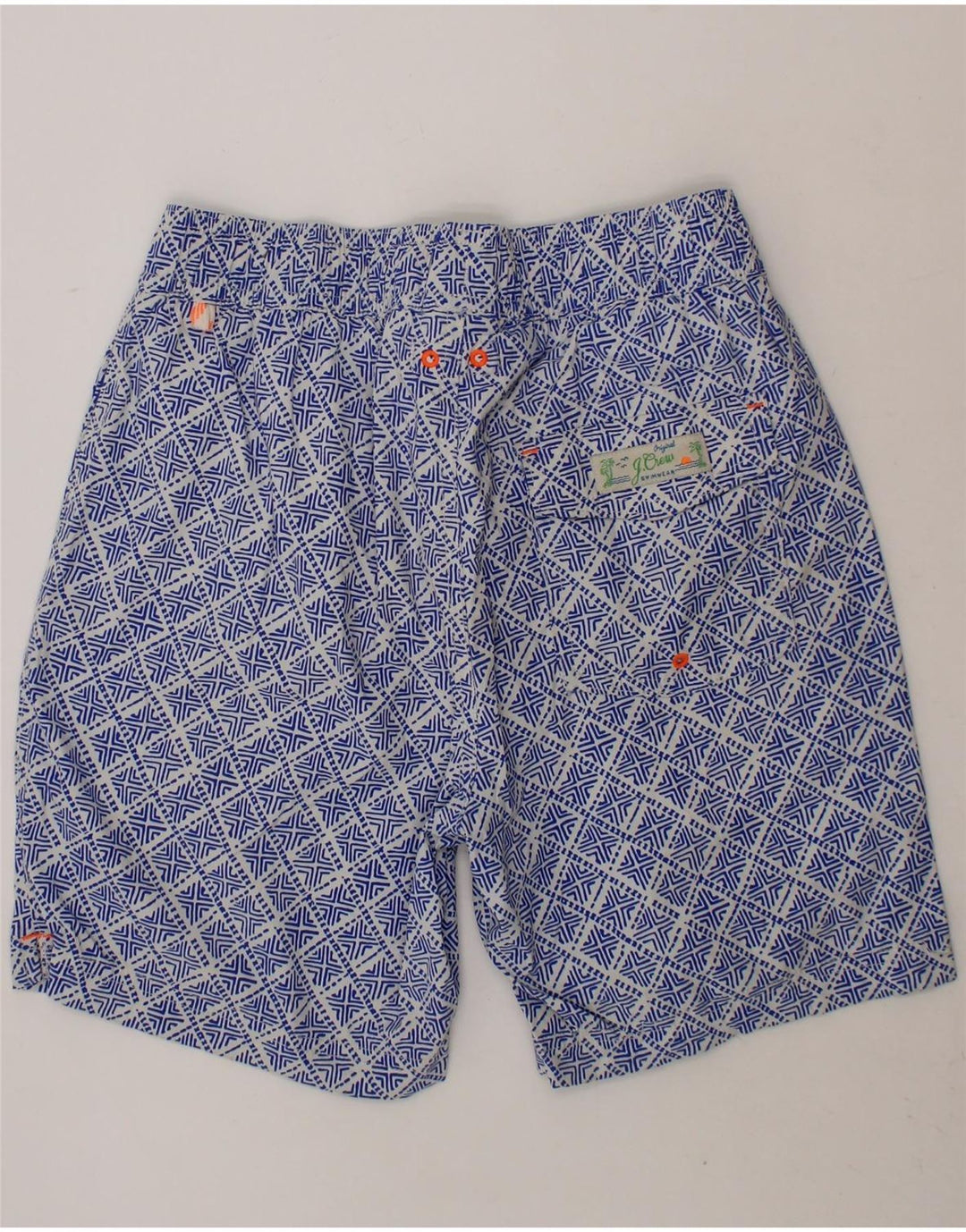 J. CREW Boys Swimming Shorts 11-12 Years  Blue Check Polyamide Vintage J. Crew and Second-Hand J. Crew from Messina Hembry 