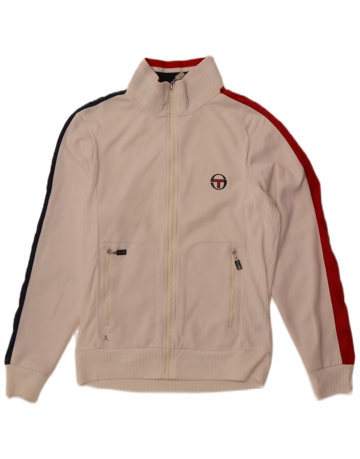 Sergio Tacchini Chaqueta De Chándal Para Hombre Small White Colourblock Poliéster