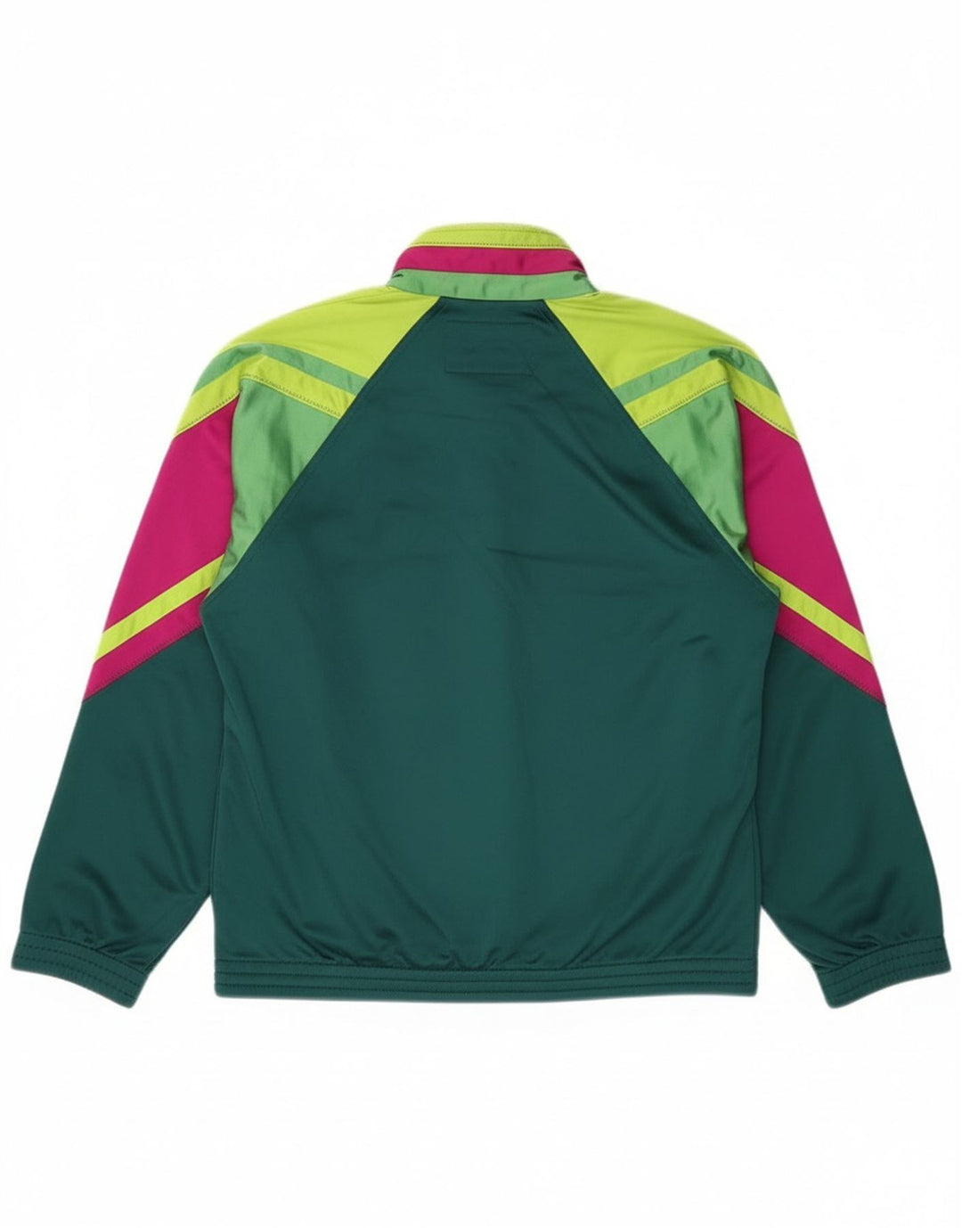 Diadora Mens Graphic Chándal Top Chaqueta ES 38 Medio Verde Colorblock