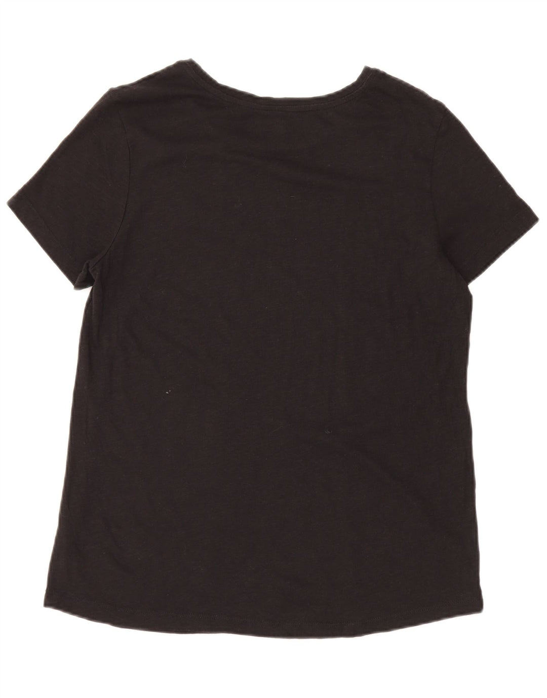 Eddie Bauer Camiseta para Mujer Top UK 40 Grande Algodón Negro