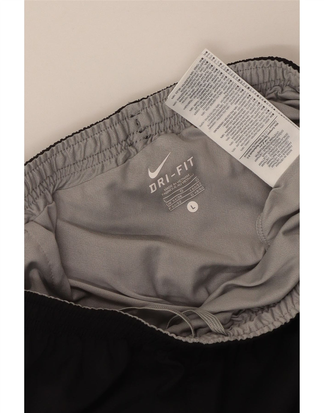 Nike Dri Fit - Bañador para hombre (talla grande), color negro, poliéster