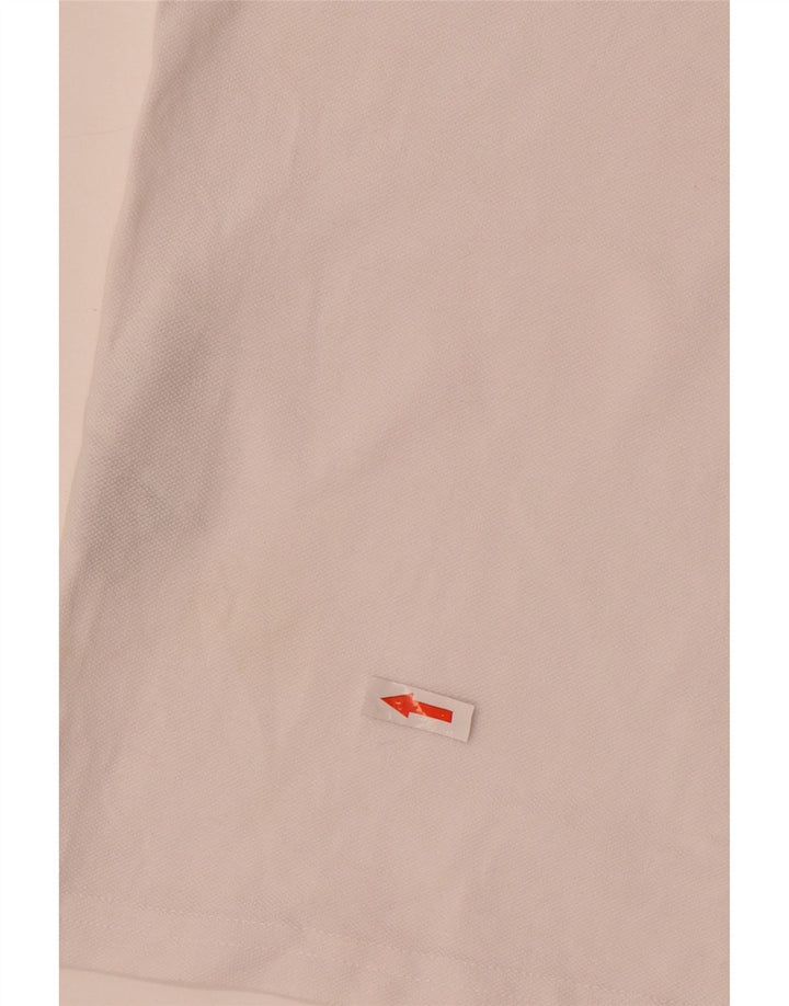 Jack & Jones Hombre Polo Gráfico De Algodón Color Block Blanco Mediano