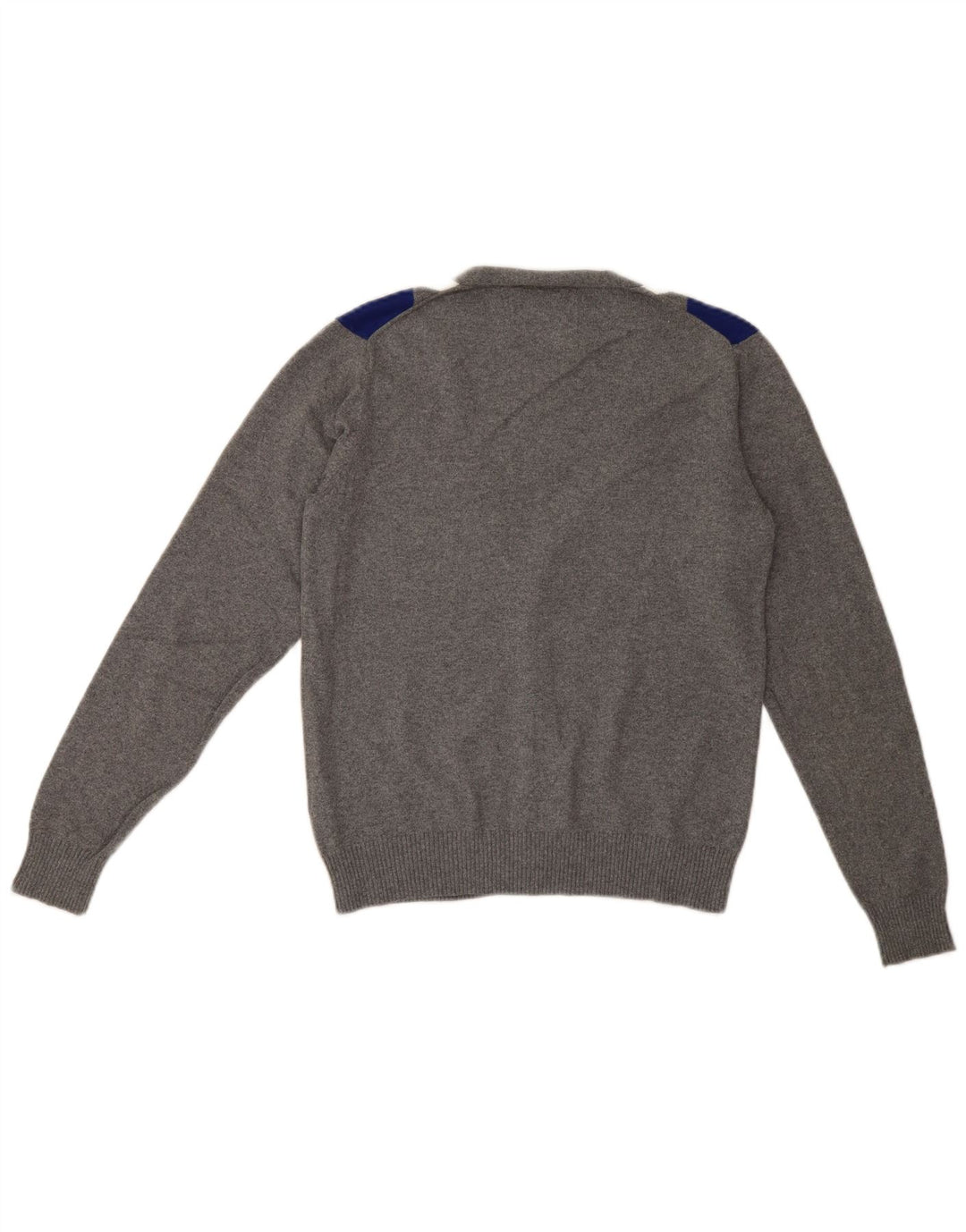 Sun68 Cárdigan para hombre pequeño algodón gris Argyle/diamante