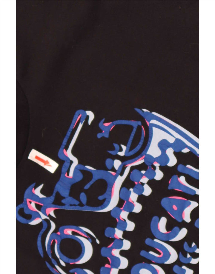 Ducati Camiseta gráfica para mujer Top UK 12 Medium Black Cotton