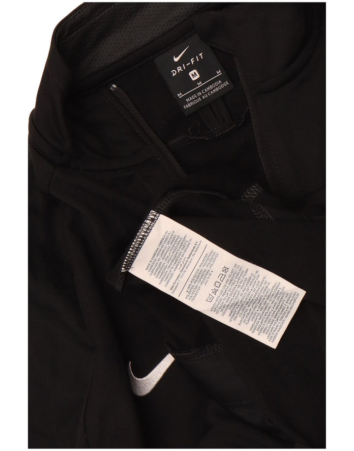 Nike Dri Fit Graphic Chándal Top Chaqueta para Hombre Poliéster Negro Mediano