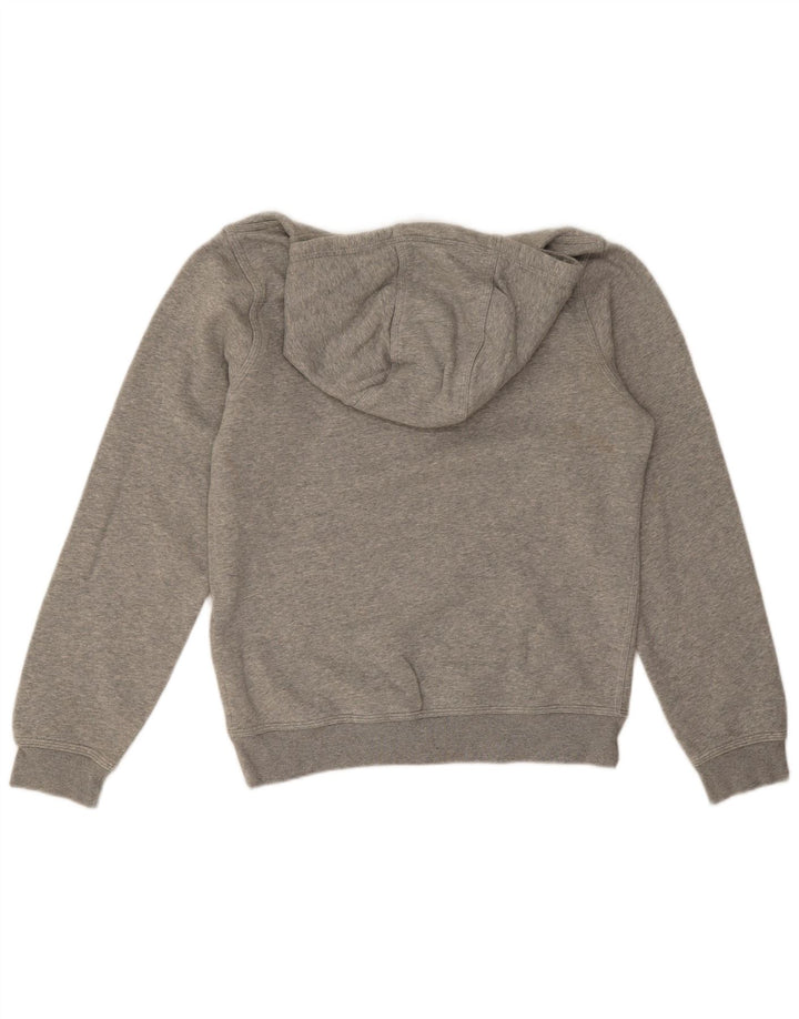 Nike Jersey con capucha para hombre, talla pequeña, algodón moteado gris