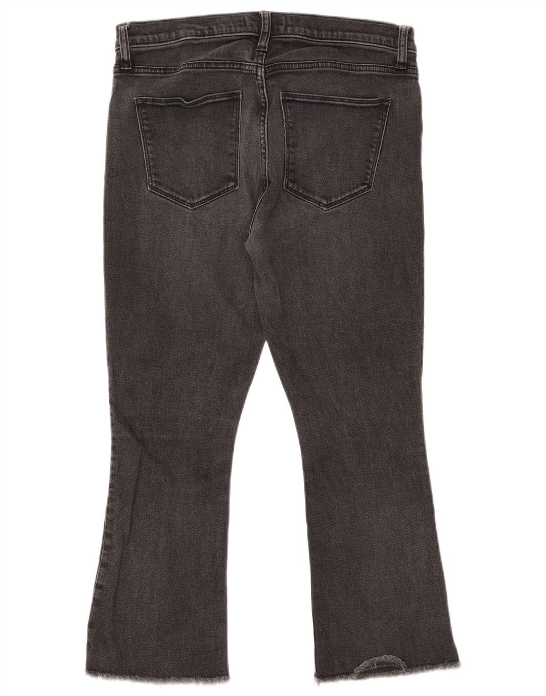 Vaqueros recortados de corte regular Kick para mujer GAP W30 L24 Algodón gris