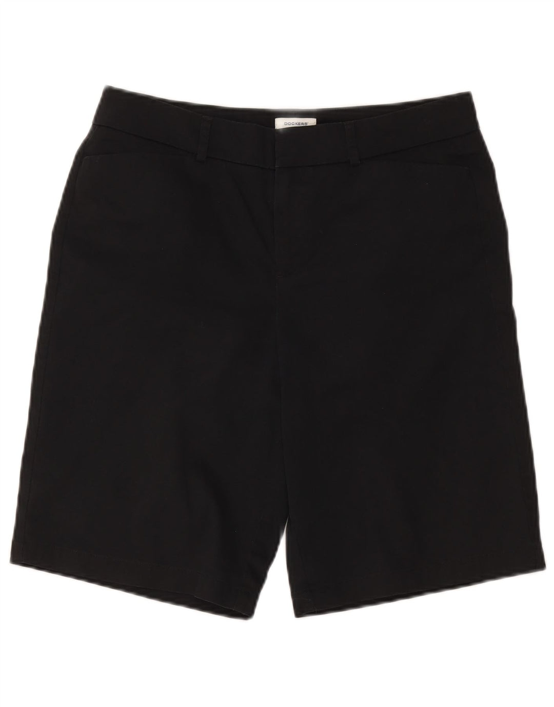 Dockers Pantalones cortos casuales de ajuste ideal para hombre W32 Algodón negro mediano