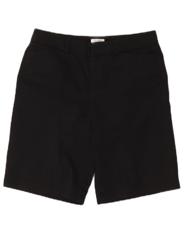 Dockers Pantalones cortos casuales de ajuste ideal para hombre W32 Algodón negro mediano