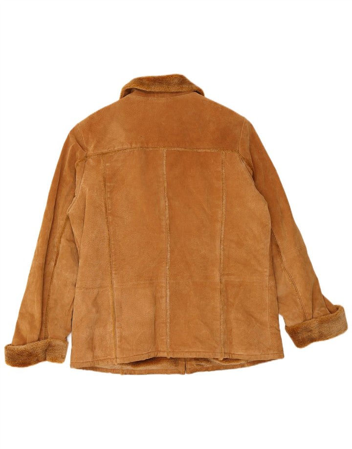 TCM Chaqueta de gamuza para mujer Reino Unido 40/18 Grande Cuero marrón