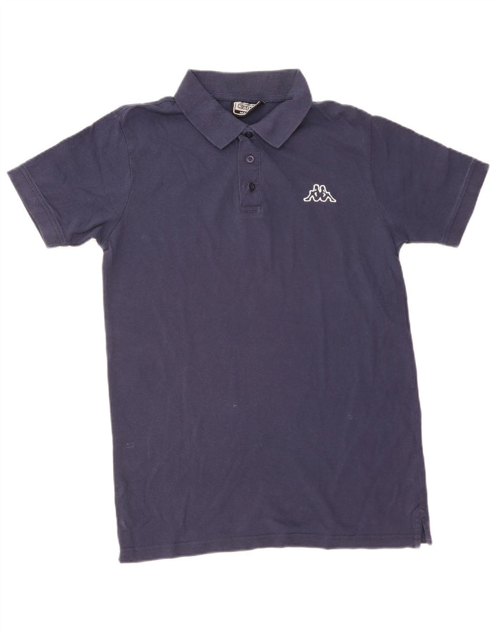 Polo Kappa Hombre Algodón Azul Marino Mediano