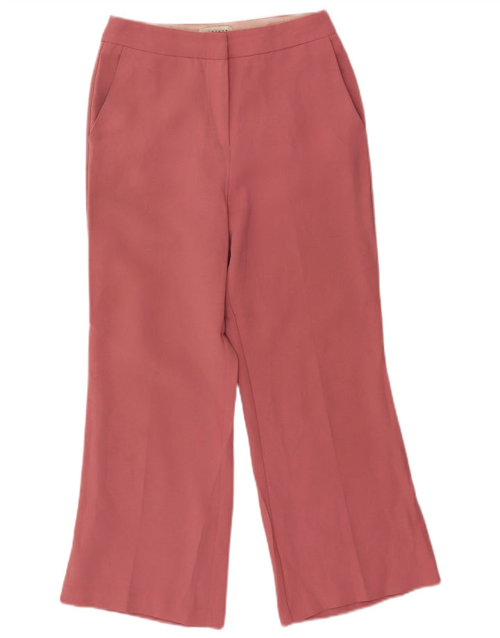 Topshop Pantalones cortos con corte de bota para mujer UK 6 XS W26 L23 Poliéster rosa