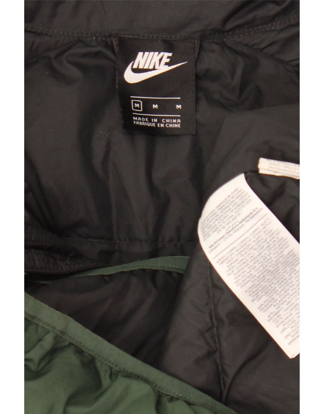 Chaleco acolchado Nike para hombre ES 38 Poliéster color block verde medio