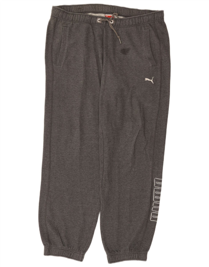 Puma Pantalones De Chándal Gráficos Para Hombre Joggers Grande Gris