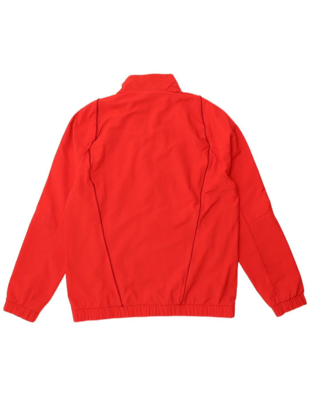 Adidas Mens Italia Chándal Top Chaqueta Grande Rojo Poliamida