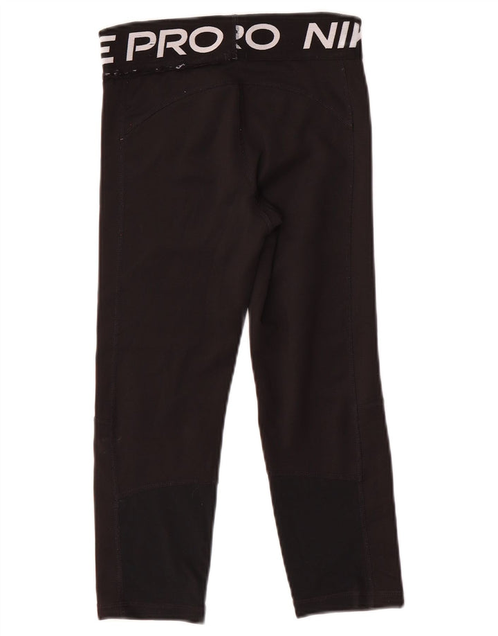 Nike Leggings Dri Fit Graphic para niñas 10-11 años Mediano Negro Poliéster