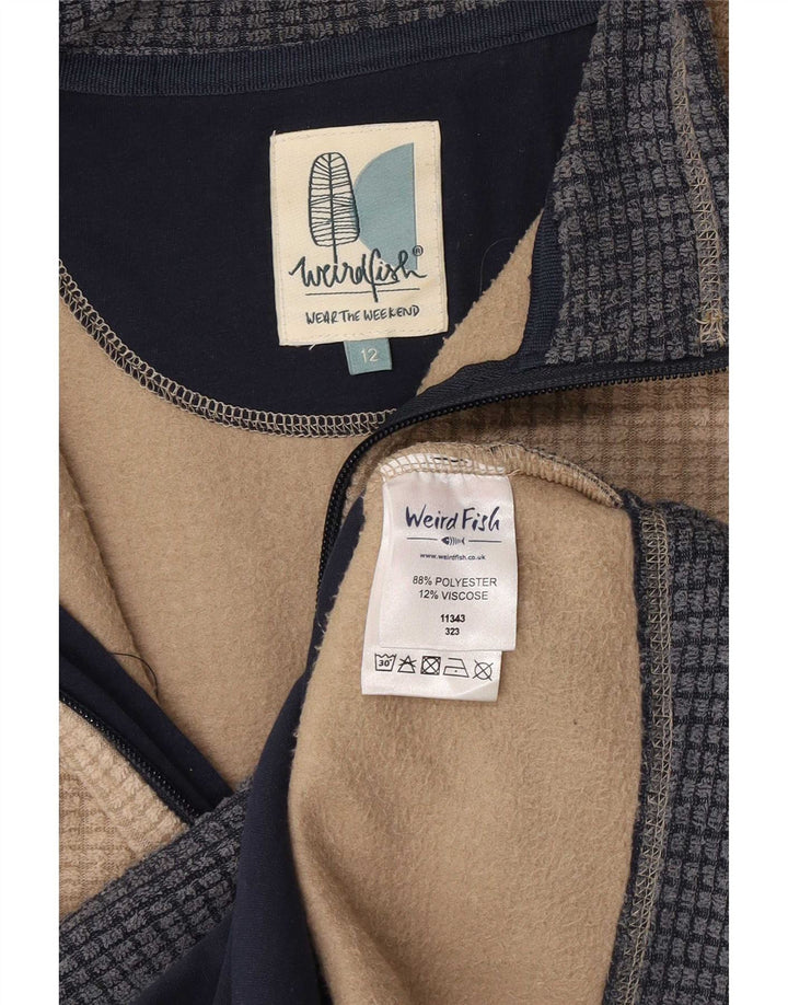 Weird Fish Chaqueta polar para mujer UK 40 Poliéster beige medio
