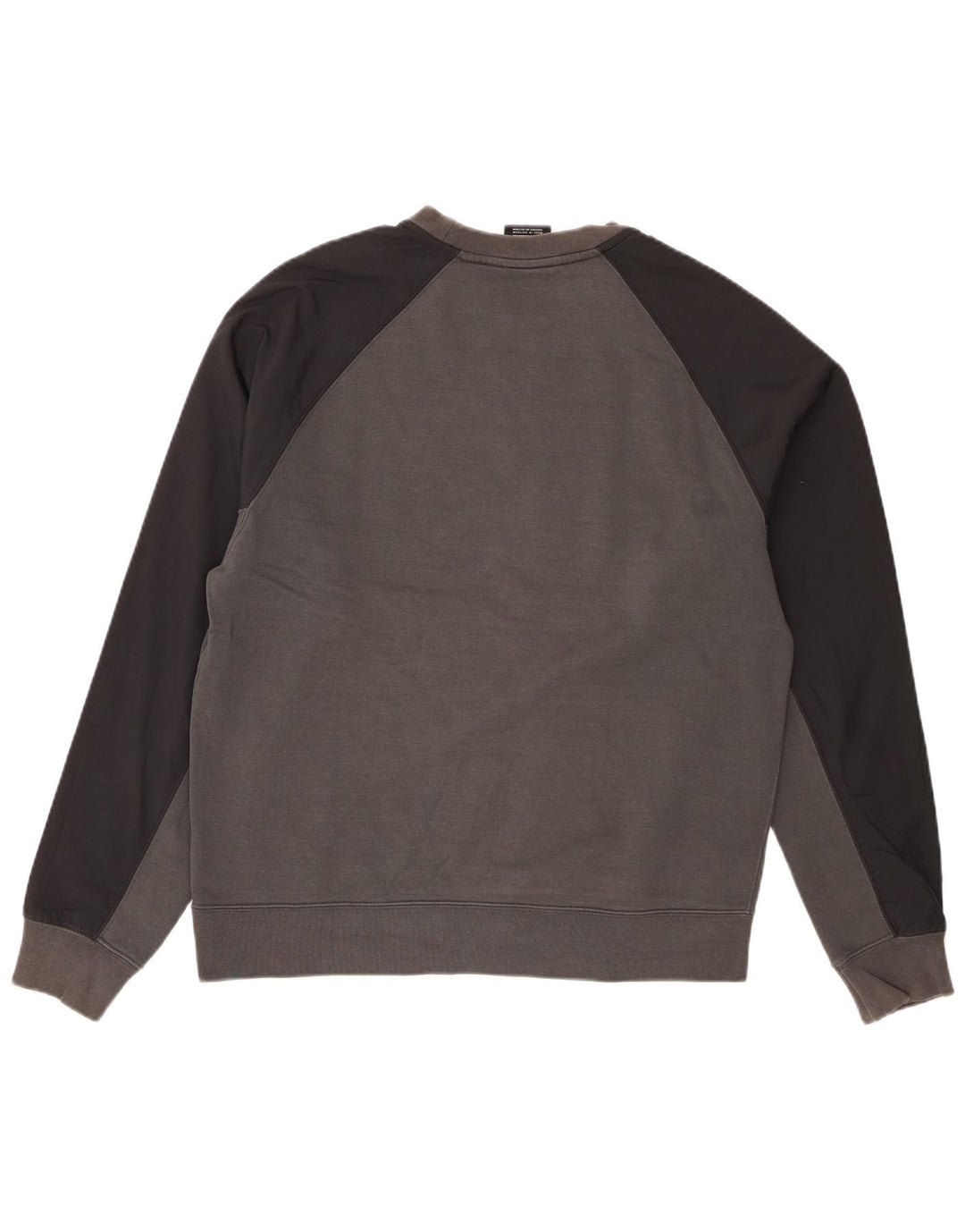 Nike Hombre Sudadera con gráfico tipo jersey de algodón color block en gris medio