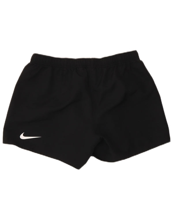 Nike Pantalones cortos deportivos gráficos para mujer UK 46 Grande Poliéster negro