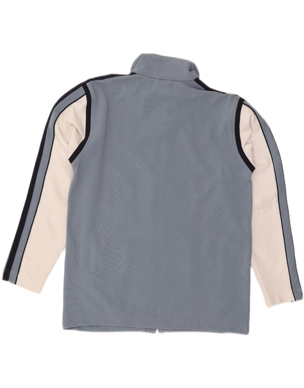 Kappa Hombre Chaqueta De Chándal Superior Poliéster Color Block Azul Medio