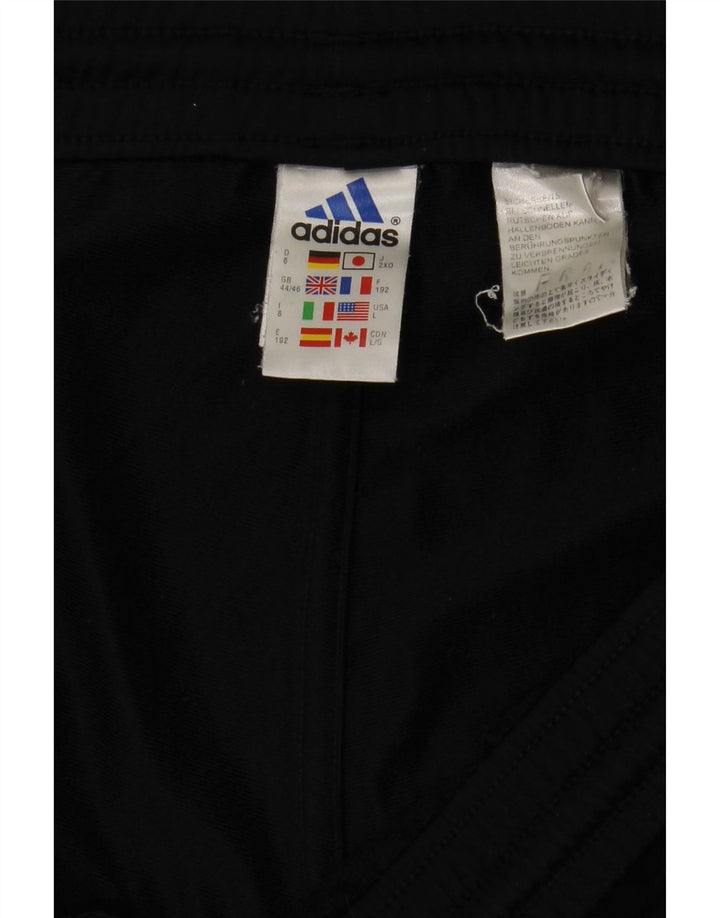 Adidas Pantalones de chándal para hombre Joggers UK 44/46 Large Negro Poliéster