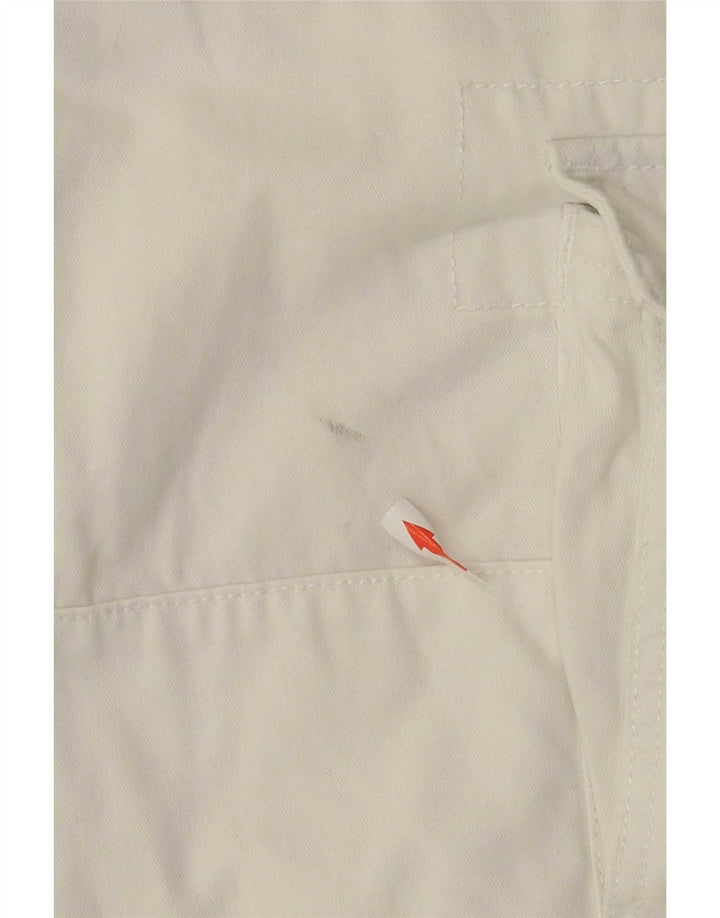 Pantalones cortos cargo vintage para hombre XL W38 Blanco