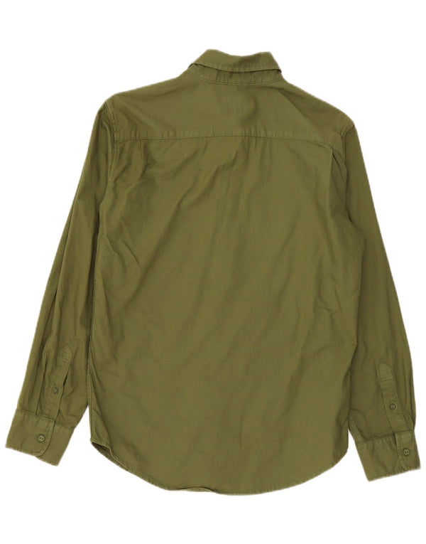 Levi's Camisa de corte estándar para hombre, talla pequeña, algodón caqui