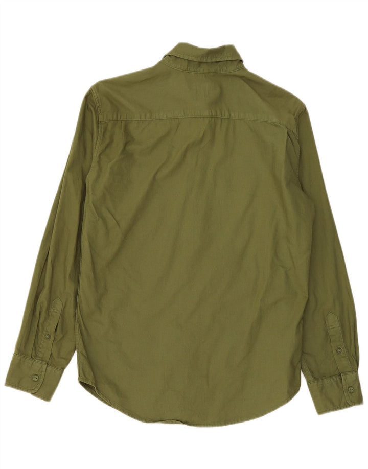 Levi's Camisa de corte estándar para hombre, talla pequeña, algodón caqui