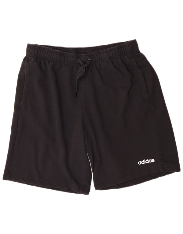 ADIDAS Pantalones cortos deportivos para hombre XL Algodón negro