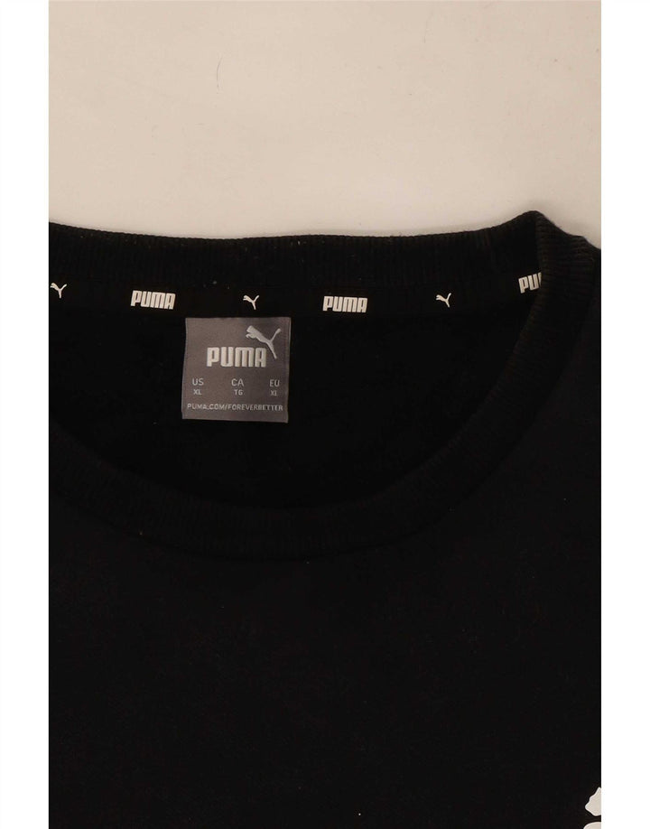 Sudadera Puma Hombre Jumper XL Algodón Negro