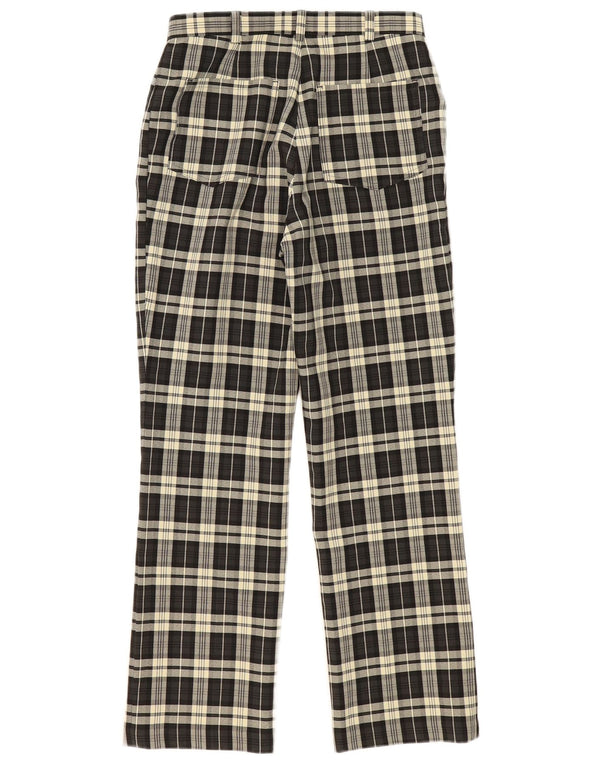 Zara Mujer Trafaluc Pantalones Casuales EU 40 Medium W30 L28 Green Check