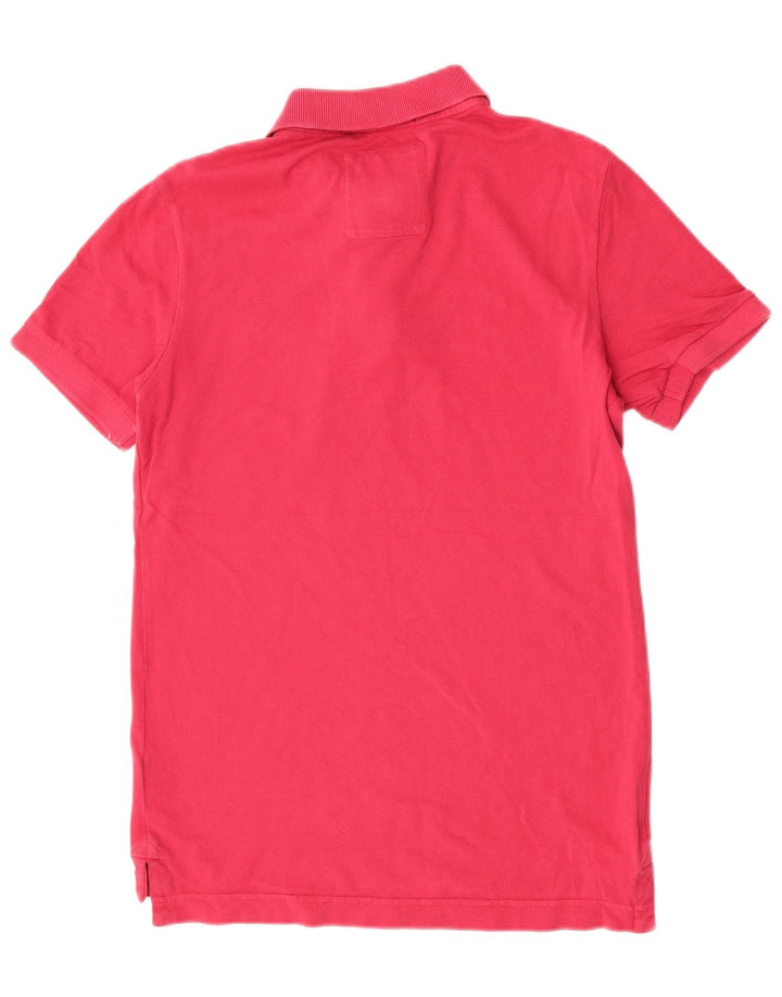 Superdry Polo De Manga Corta De Algodón Rosa Medio Para Hombre