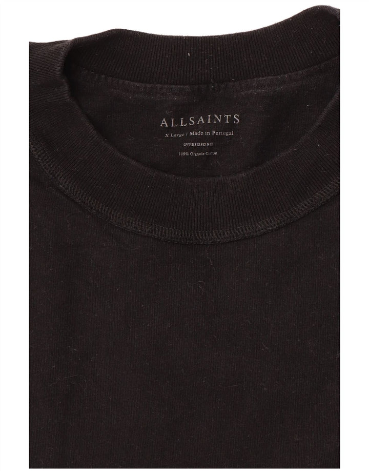Camiseta All Saints Hombre Top XL Algodón Negro